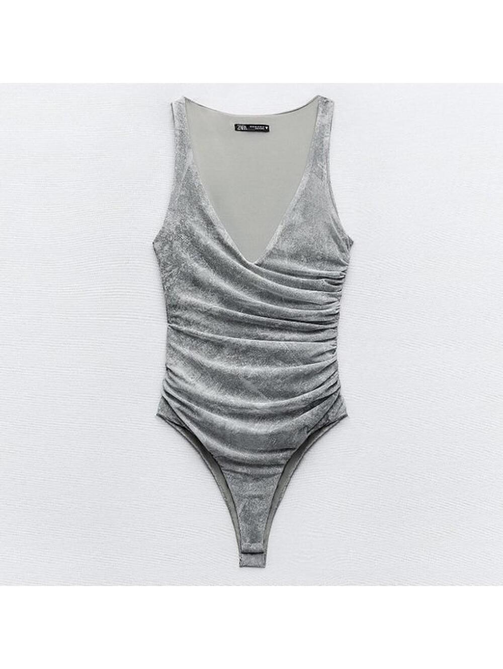 BNWT ZARA Tulle Bodysuit Size XS